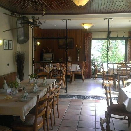 Ein Bild der Sitzplätze im Landgasthaus